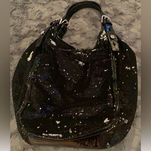 Givenchy Sacca Sequin & Patent Handbag